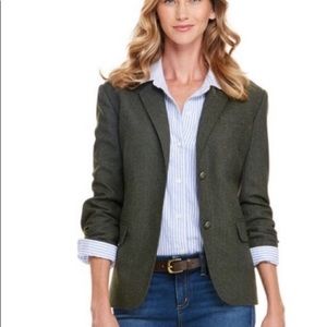 Vineyard Vines Moss Collegiate Wool Blazer